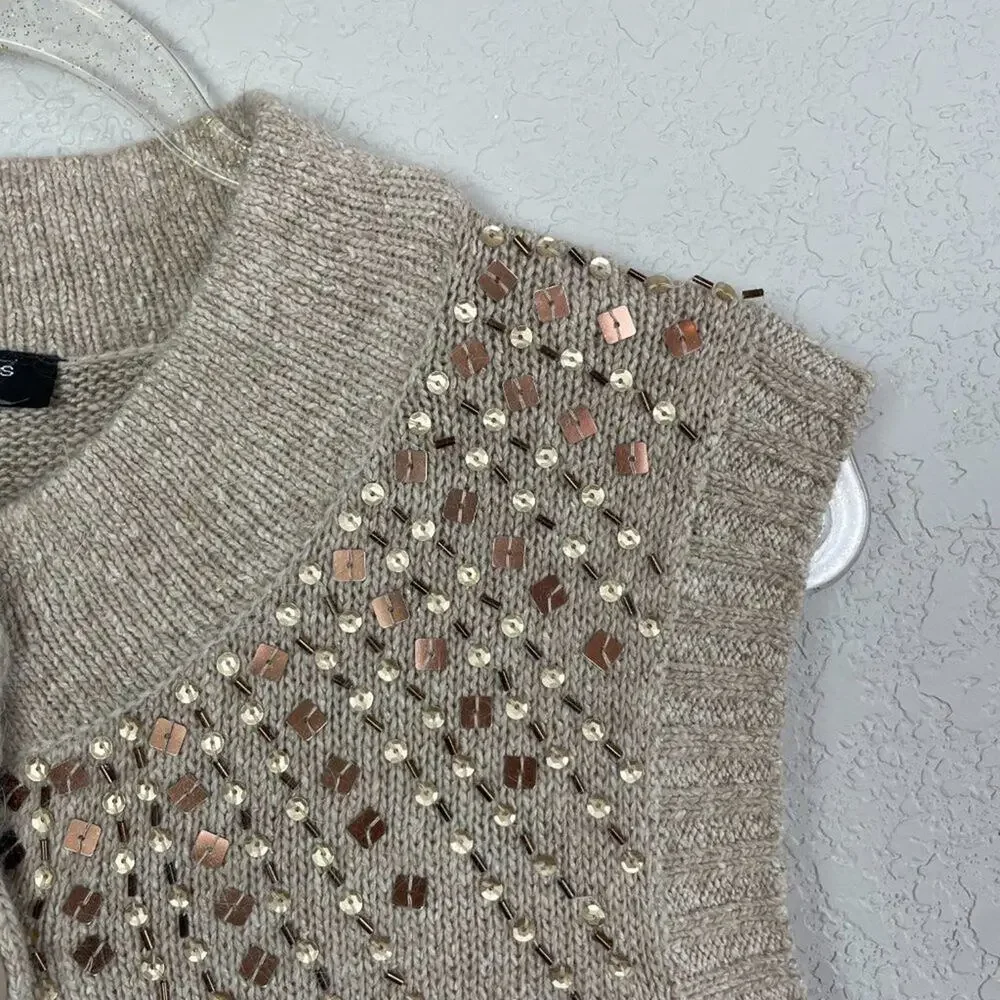 PINE NEEDLES Silk Sweater Vest Size M - Picture 2 of 6